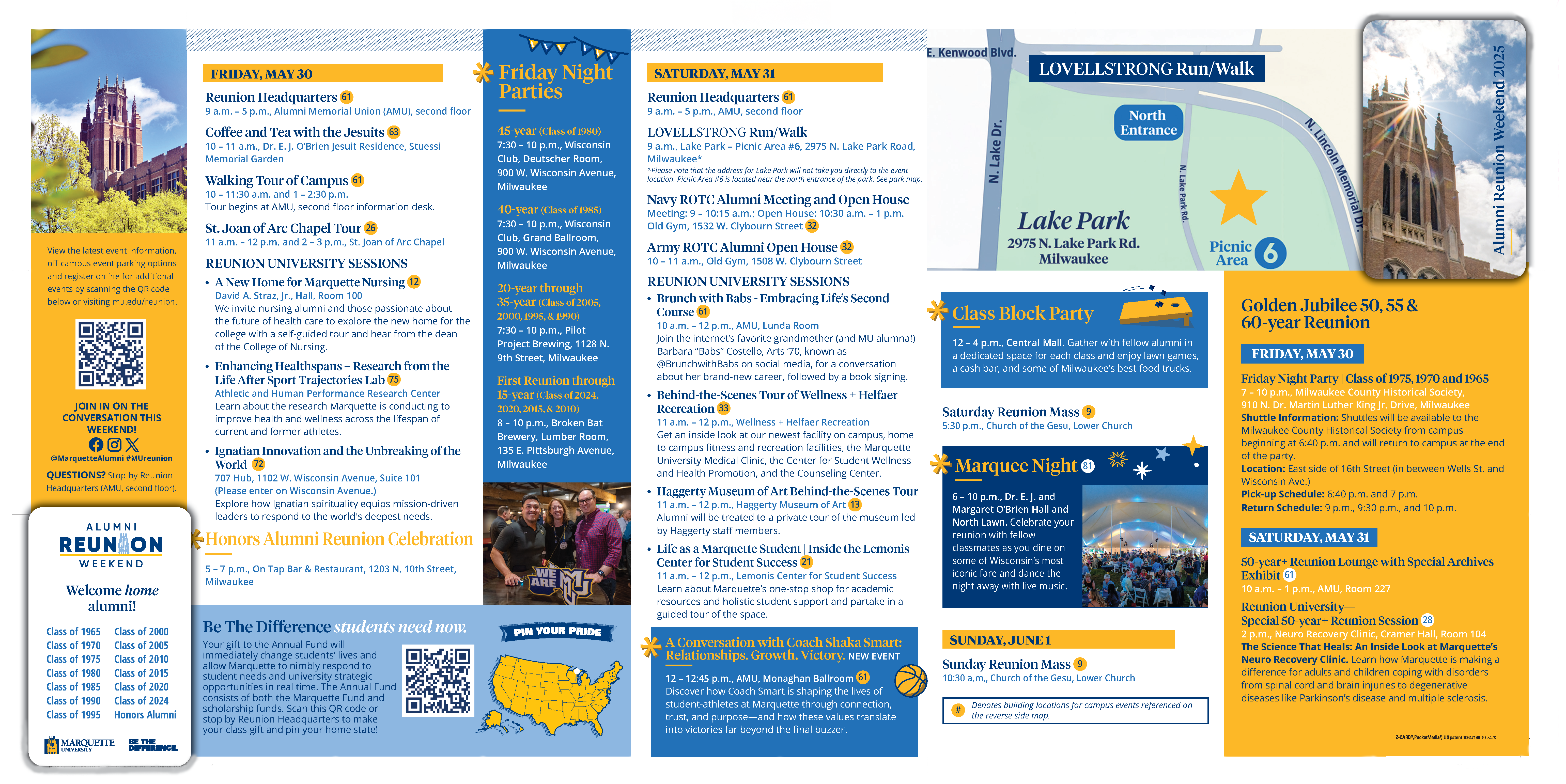 Alumni Reunion Weekend | Pocket Guide