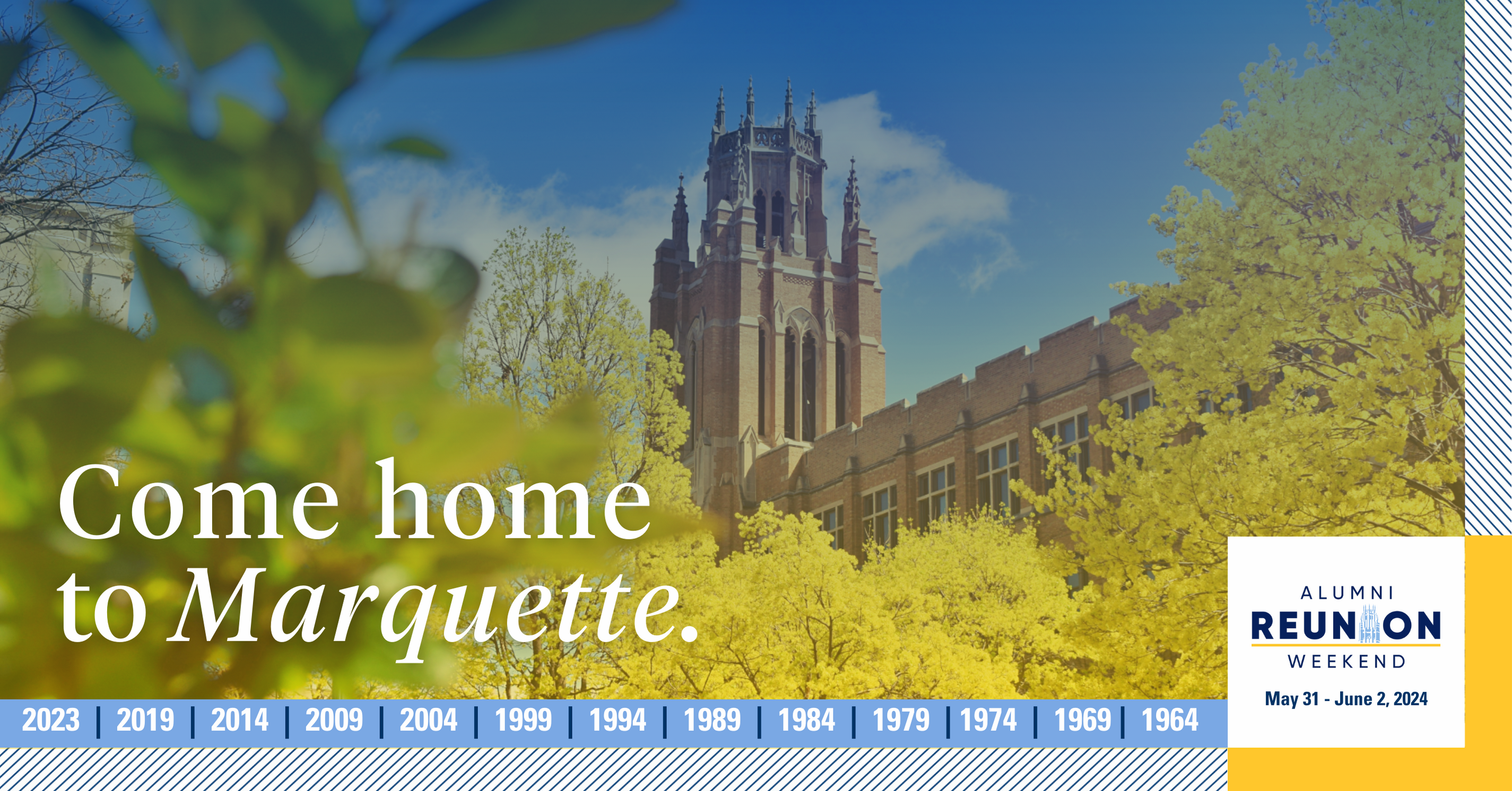 Come home to Marquette for Alumni Reunion Weekend.