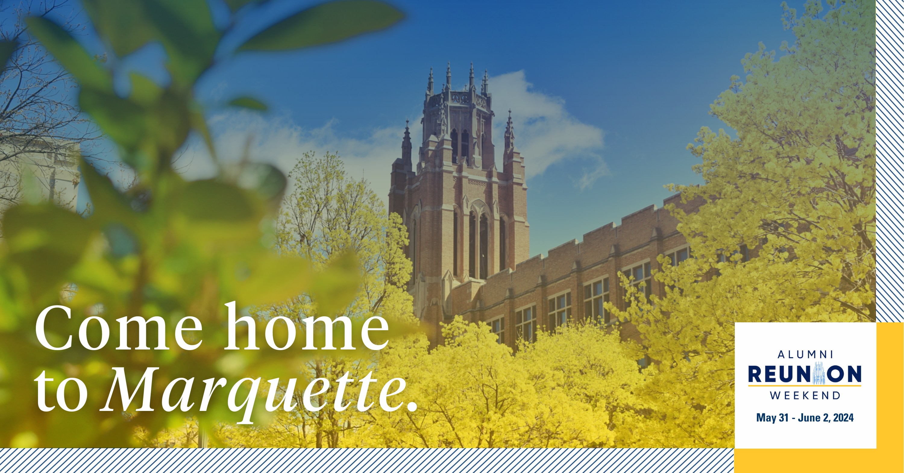Come home to Marquette for Alumni Reunion Weekend.