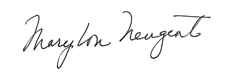 Mary Lou Neugent signature