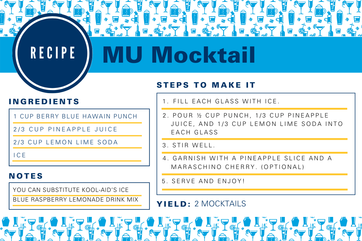 Reunion MU Mocktail Recipe