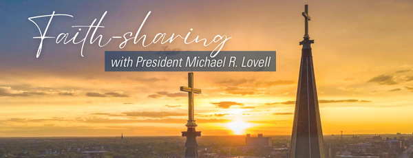 Faith-sharing with Michael R. Lovell