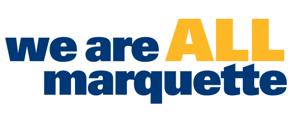 We Are All Marquette wordmark